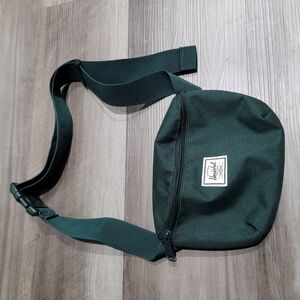 Herschel Forest Green Side Waist Bag